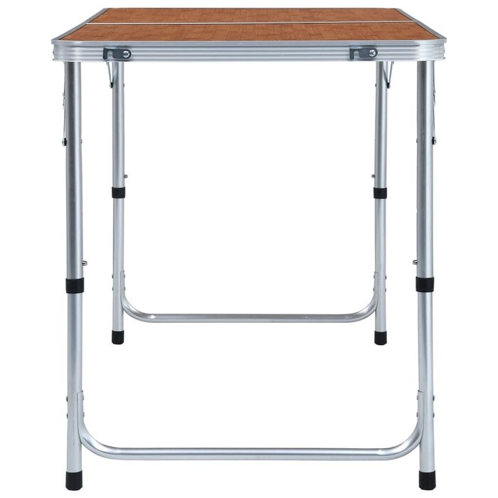 Vidaxl Table de camping pliable réglable 120x60cm - Jusqu'à -33% de réduction