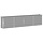 Jardinière sur pied en acier gris 160x40cm - Jusqu'à -34% sur le prix