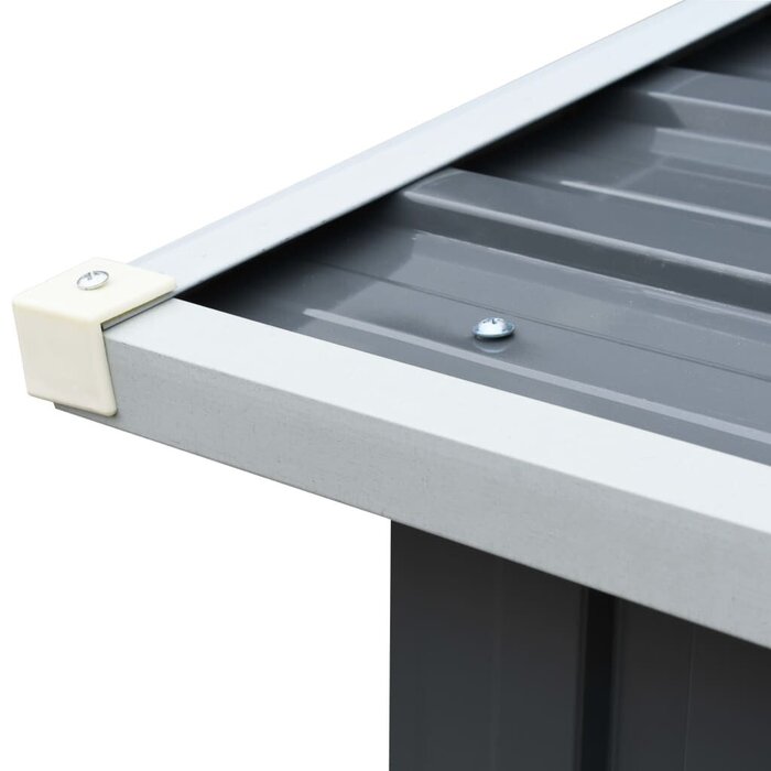 Vidaxl Abri bois de chauffage en acier galvanisé 330cm - Jusqu'à -34%