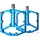 Pédales plates VTT et Route aluminium - Bleu - Jusqu'à -32%