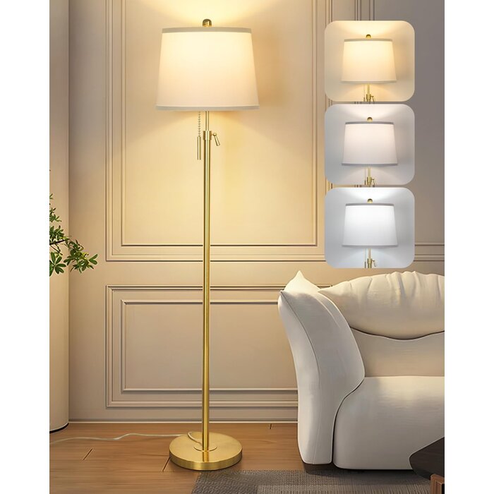 Lampadaire moderne doré réglable - Jusqu'à -29% sur votre éclairage