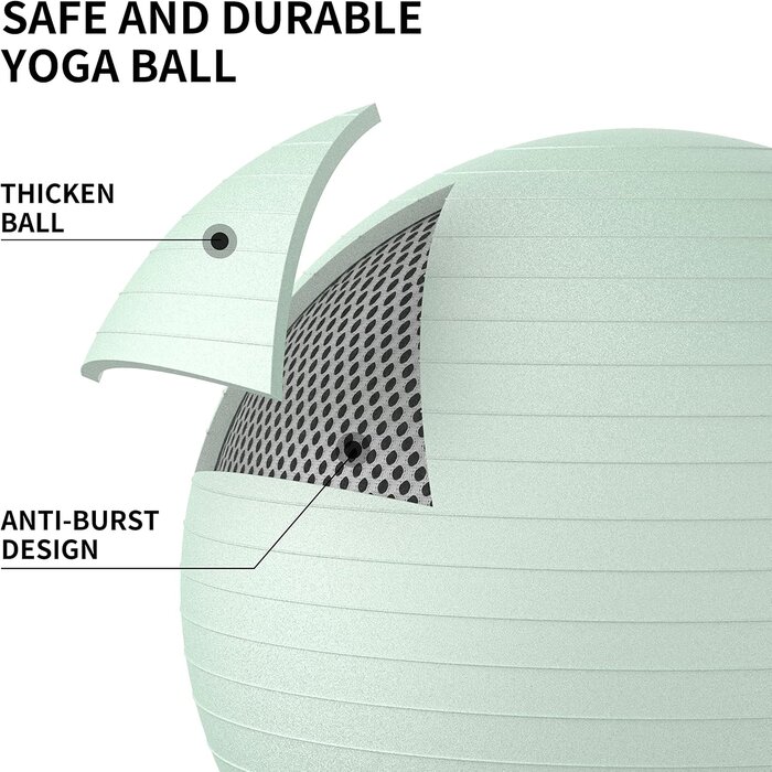 Ballon de Fitness Antidérapant avec Pompe - Jusqu'à 31% de réduction