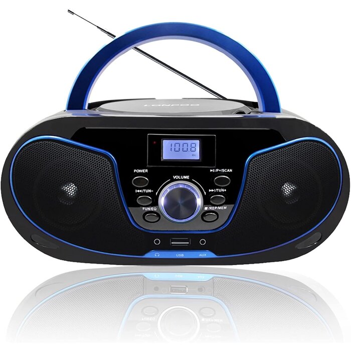 Boombox CD Portable Enfant Bluetooth - Jusqu'à 29% de réduction