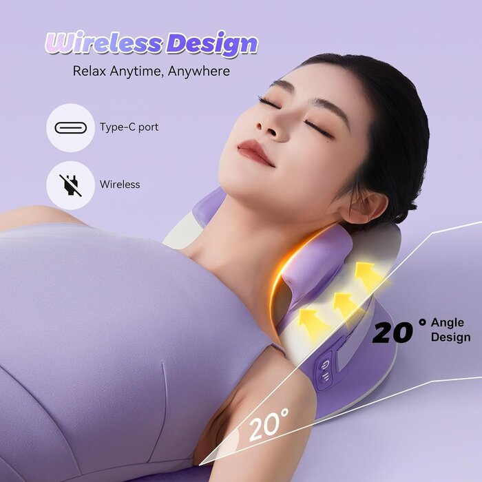 Appareil de massage shiatsu 6 têtes - Jusqu'à -29% sur votre bien-être