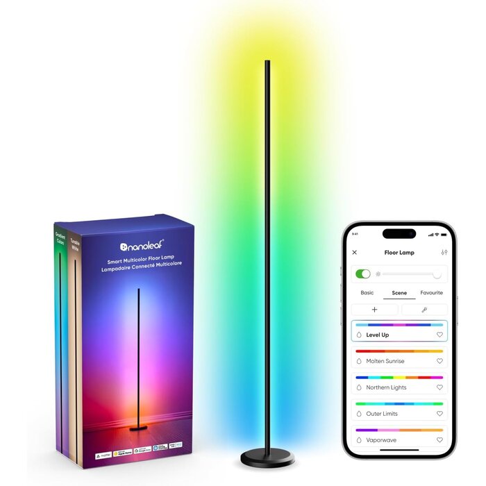 Lampadaire LED Intelligent RGBIC 1700lm - Jusqu'à 34% de remise