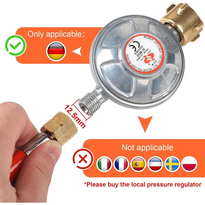 Réchaud à gaz professionnel en fonte 10 kW - Jusqu'à -34% sur le retour