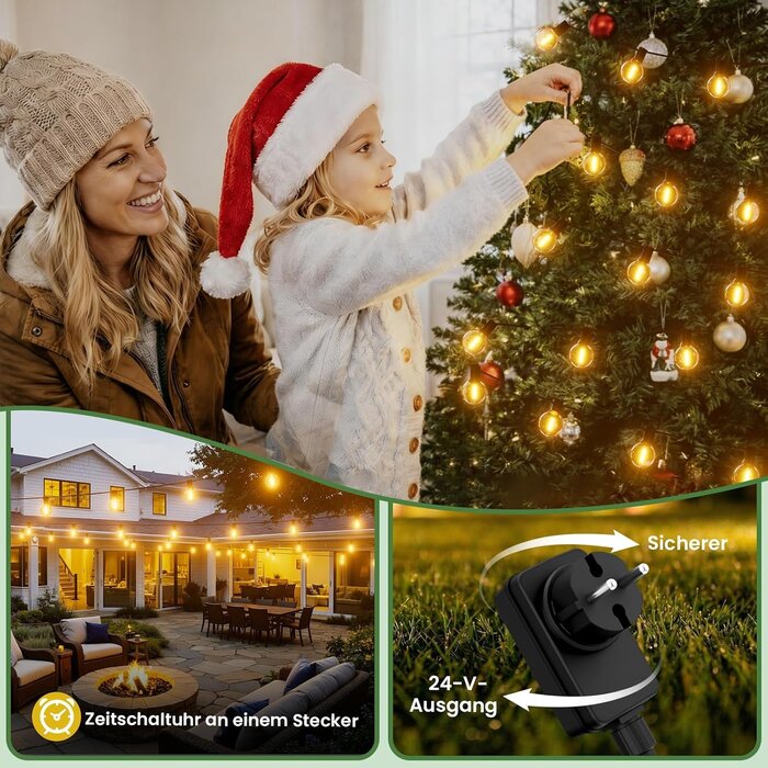 Guirlande Lumineuse 60m 104 LED G40 - Jusqu'à -35% sur l'Outlet