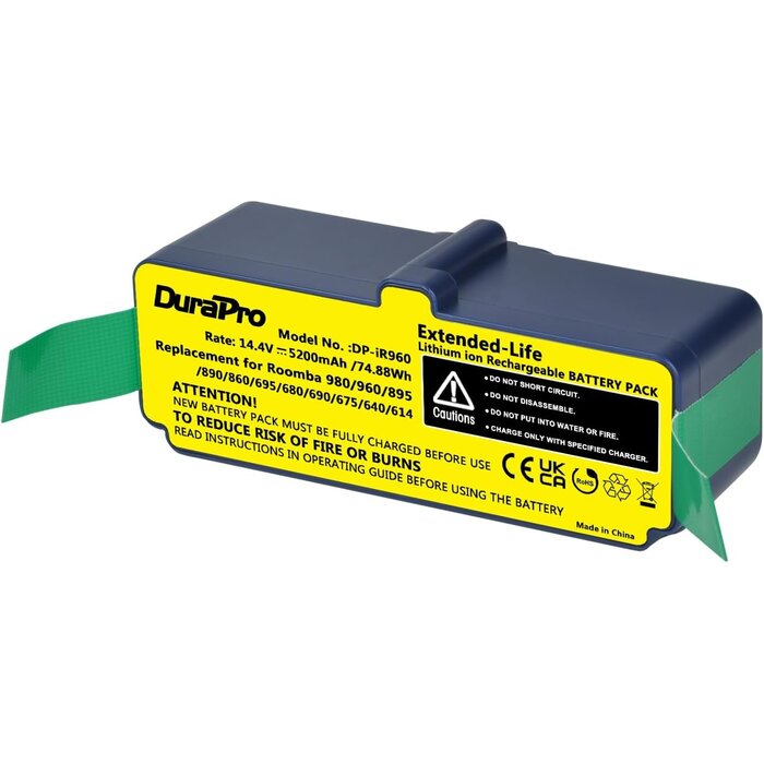 Batterie Li-ion 14,4V 5200mAh pour aspirateur robot - Jusqu'à 33% de remise