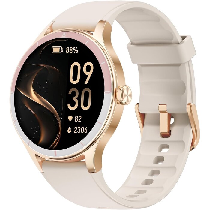 Montre connectée femme beige étanche - Jusqu'à 34% de réduction