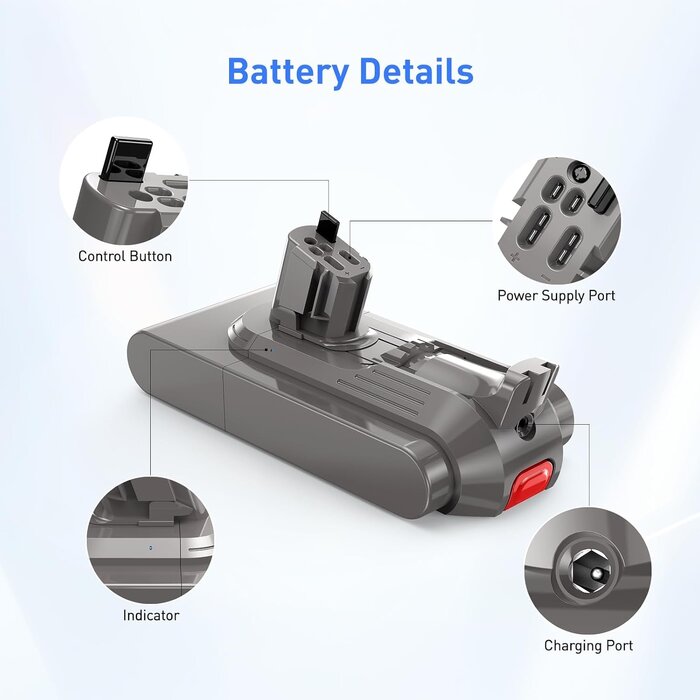 Batterie 25,2V 3900mAh pour Aspirateur - Jusqu'à 34% de remise