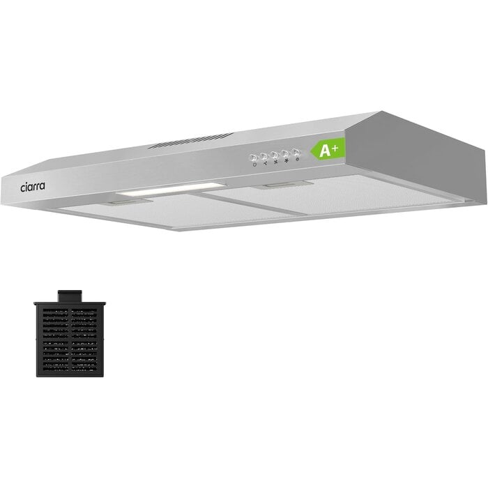 Hotte aspirante 60 cm - Inox - Classe A+ - Jusqu'à -80% de remise