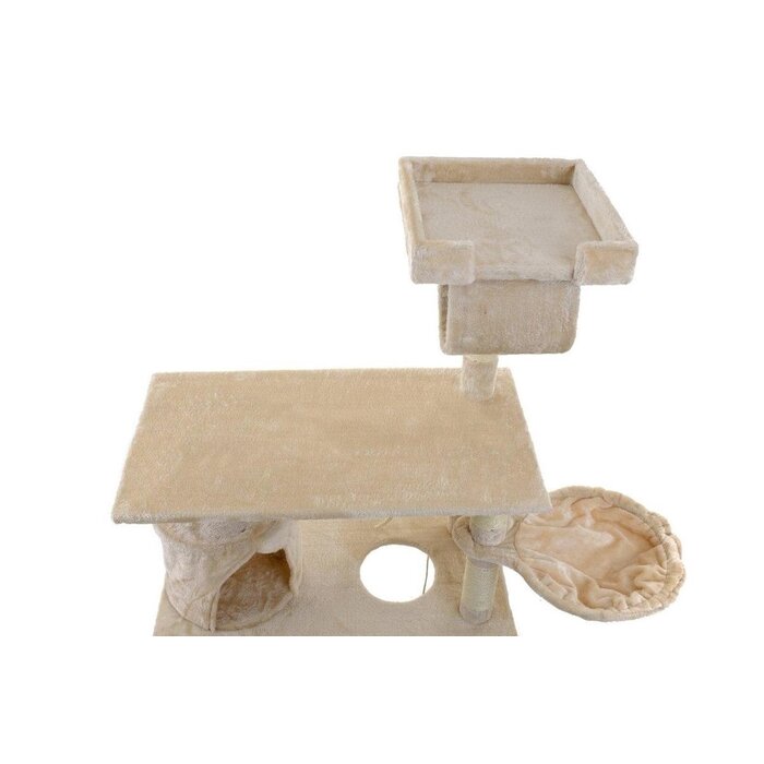 Arbre à chat 140 cm avec maisonnette - Jusqu'à 23% de réduction