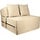 Matelas pliable 200x70x15 cm - Beige - 3 sections - Jusqu'à -34%