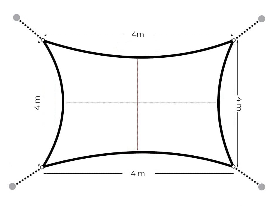 Voile d'ombrage imperméable 4x4m - Jusqu'à -34% sur votre terrasse