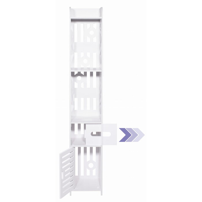 Viking Choice Meuble colonne de salle de bain 120cm - Gain de place - Jusqu'à 36% de remise