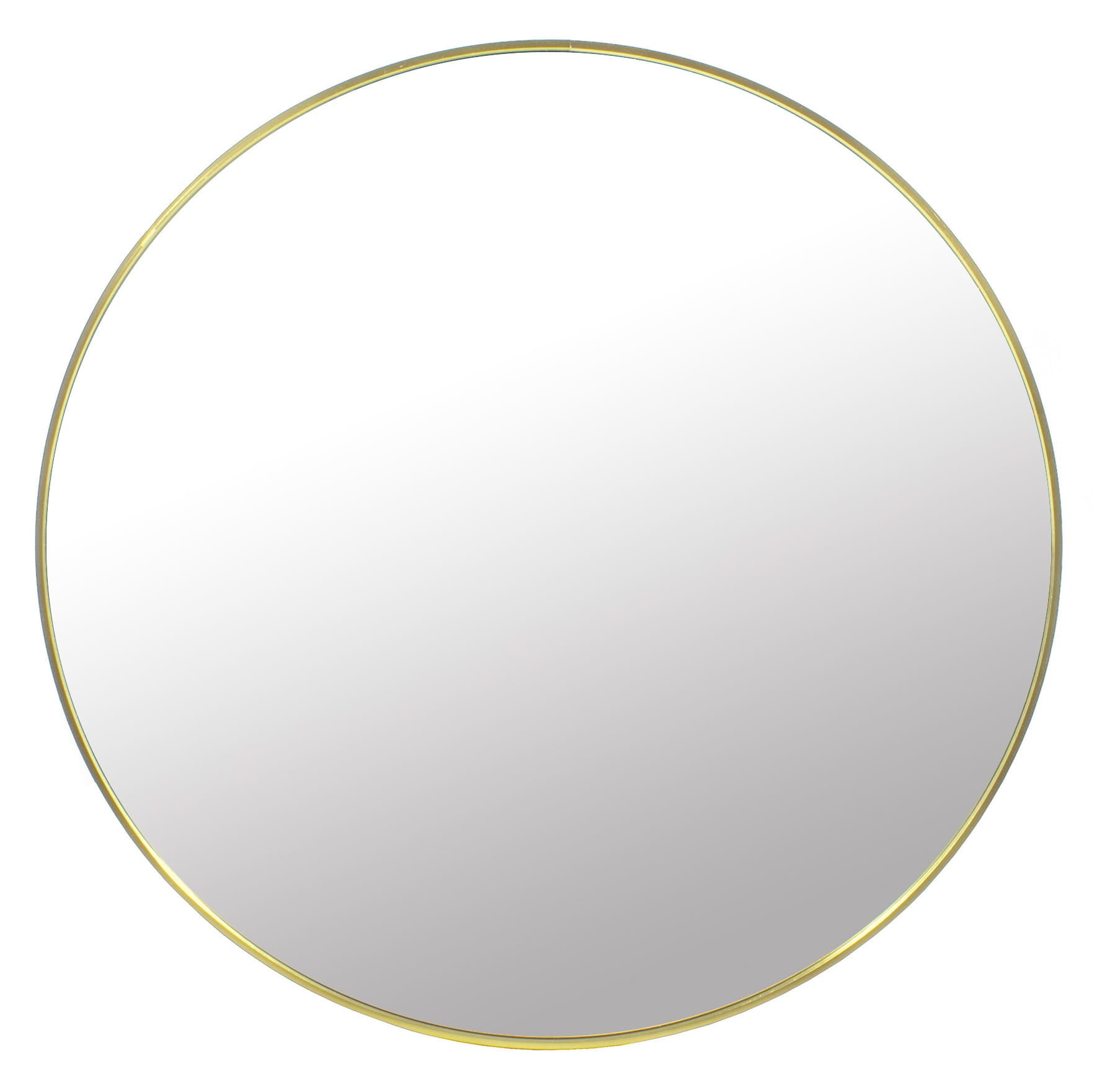 Miroir mural rond doré Ø 80 cm - Élégance et design - Jusqu'à 40% de remise