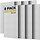 8 Panneaux acoustiques auto-adhésifs 120x60cm - Blanc - Jusqu'à -35%