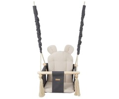 Viking Choice Balançoire bébé en coton et bois - Jusqu'à -55%