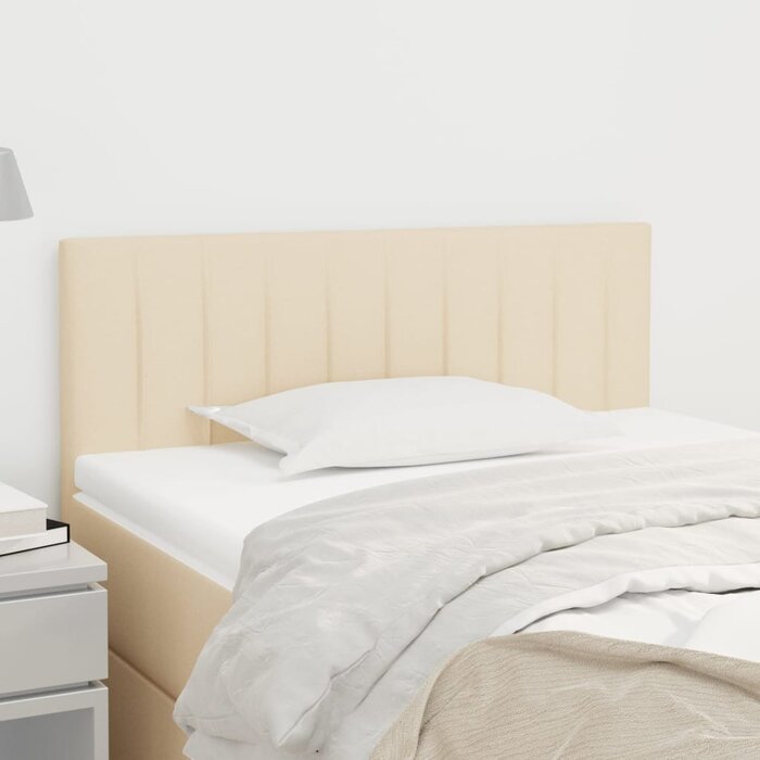Vidaxl Tête de lit en tissu crème 80x78/88 cm - Jusqu'à -69% de remise