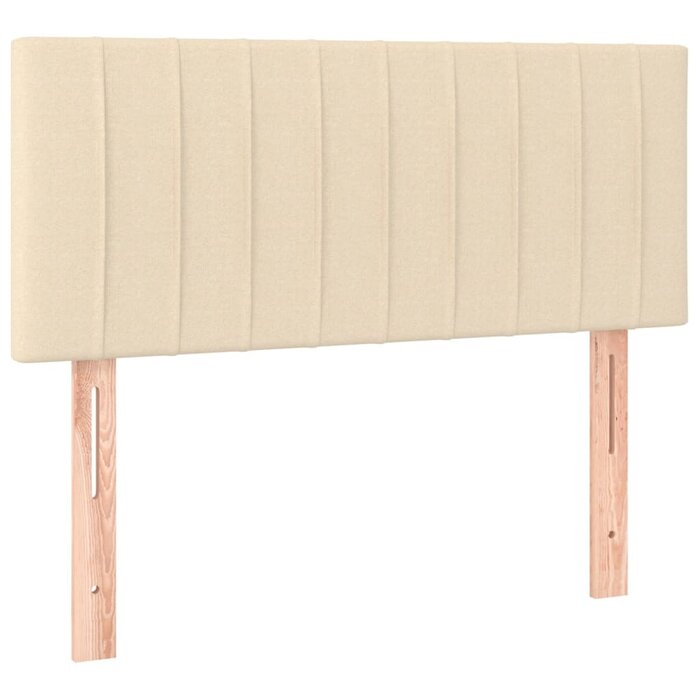 Vidaxl Tête de lit en tissu crème 80x78/88 cm - Jusqu'à -69% de remise