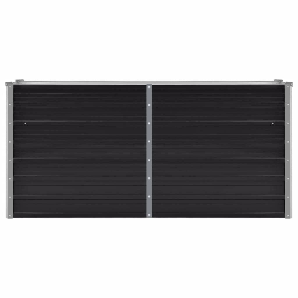 Vidaxl Jardinière surélevée en acier anthracite 160cm - Jusqu'à -33%