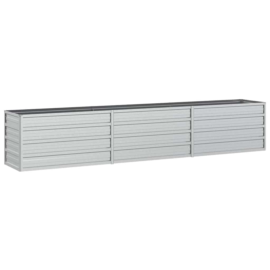 Vidaxl Jardinière surélevée acier galvanisé 240cm - Jusqu'à -33% sur l'outlet