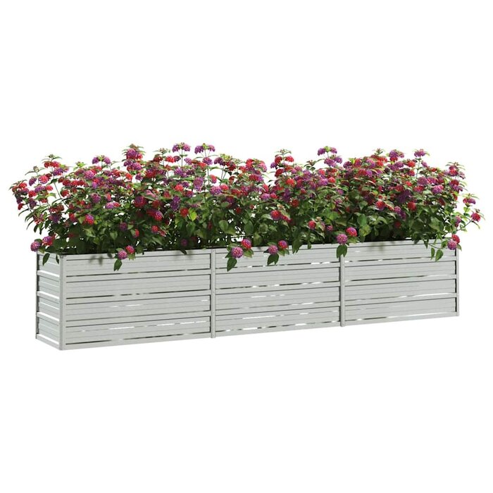 Vidaxl Jardinière surélevée acier galvanisé 240cm - Jusqu'à -33% sur l'outlet