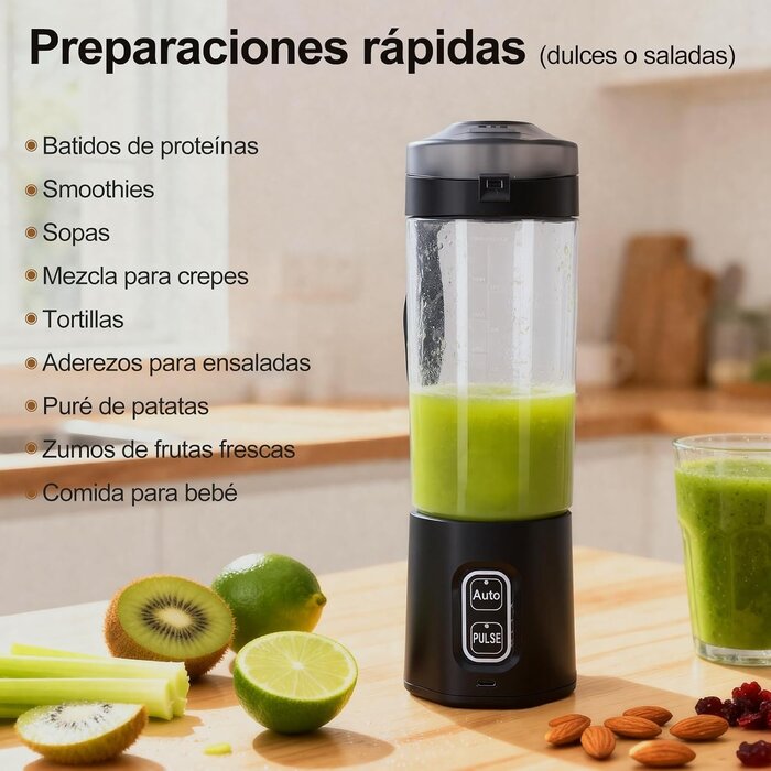 Mini-mixeur portable rechargeable 700 ml - Jusqu'à 32% de réduction