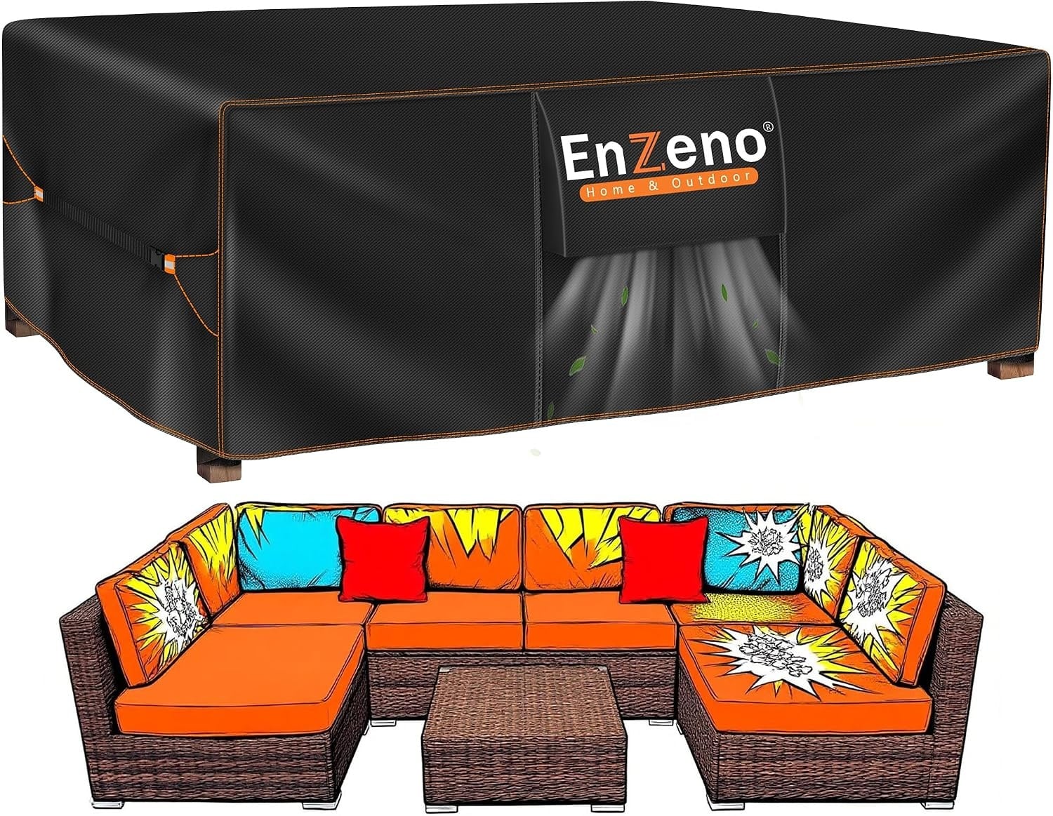 Housse de Protection Salon de Jardin 280x220cm - Jusqu'à -33% Outlet