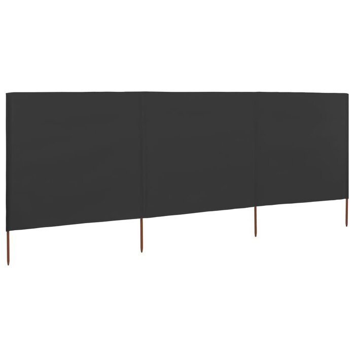 Vidaxl Paravent de jardin 3 panneaux 400x160cm - Anthracite - Jusqu'à 34% de remise