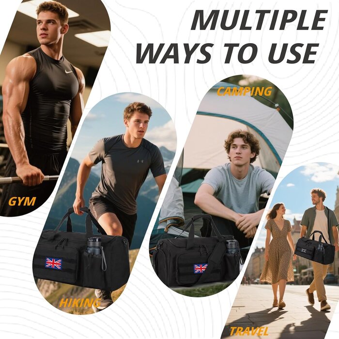Sac de sport tactique 40L - Jusqu'à -32% sur votre équipement