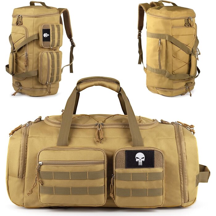 Sac de Sport et Voyage 3-en-1 70L - Brun - Jusqu'à -33%