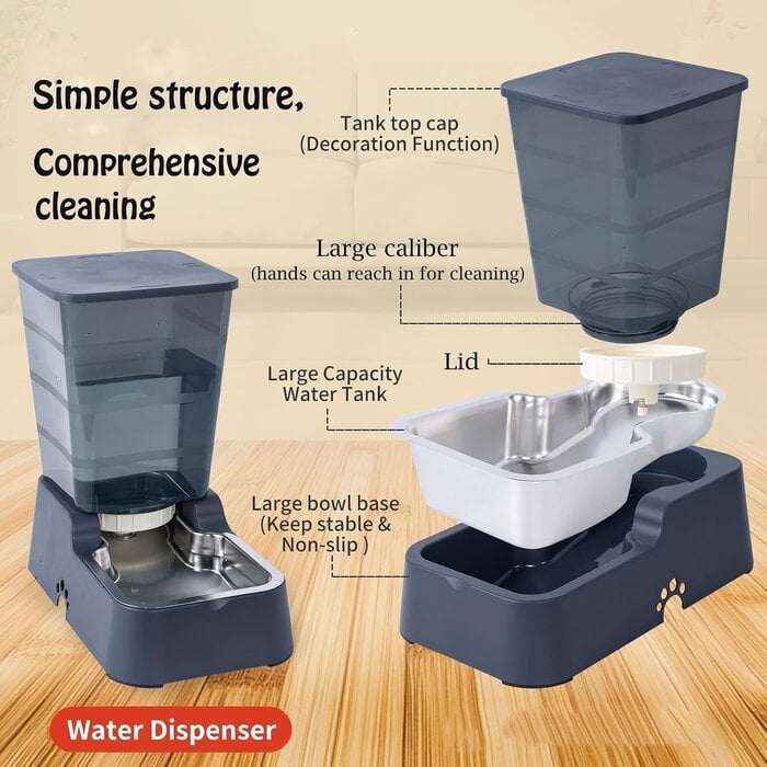 Distributeur automatique 5L pour animaux - Jusqu'à -32% sur nos modèles outlet
