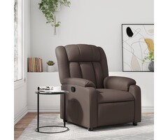 Vidaxl Fauteuil inclinable en similicuir marron - Jusqu'à 42% de remise