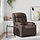 Fauteuil inclinable en similicuir marron - Jusqu'à 42% de remise