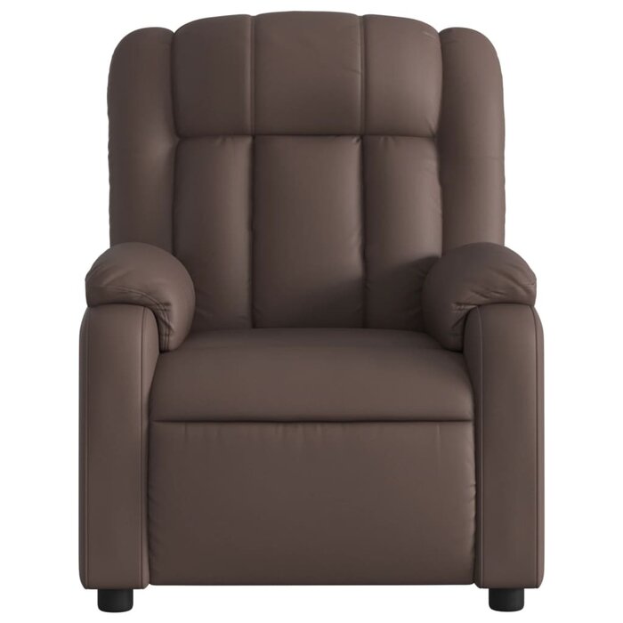 Vidaxl Fauteuil inclinable en similicuir marron - Jusqu'à 42% de remise