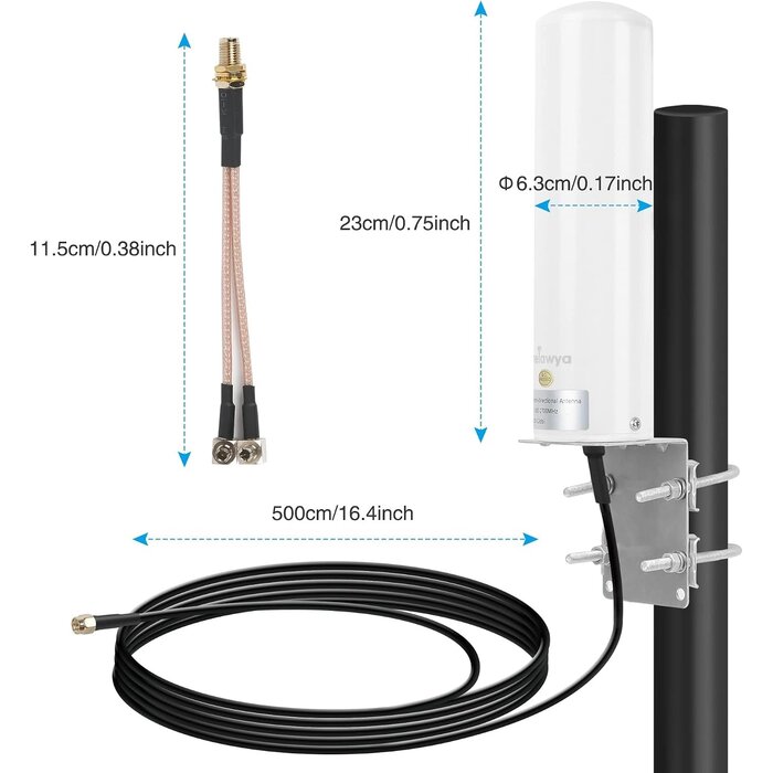 Antenne 4G LTE 10-12dBi haute performance - Jusqu'à 33% de remise