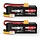 Lot de 2 Batteries LiPo 6S 4000mAh 100C XT90 - Jusqu'à 30% de remise