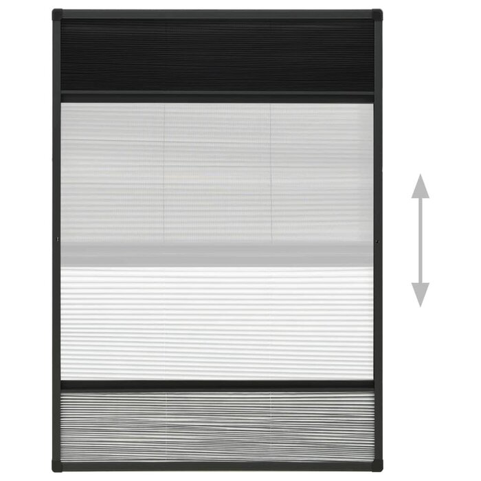 Vidaxl Moustiquaire plissée fenêtre de toit 80x120 cm - Jusqu'à 33% de remise