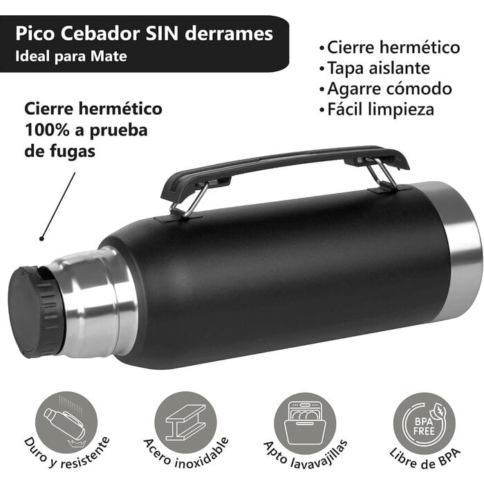 Kit Yerba Mate Complet 1L avec Thermos - Jusqu'à -32% sur l'outlet