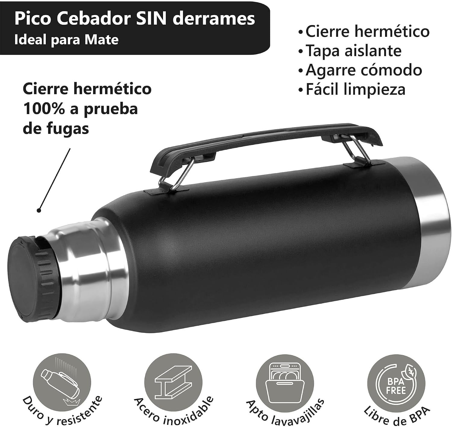 Kit Yerba Mate Complet 1L avec Thermos - Jusqu'à -32% sur l'outlet
