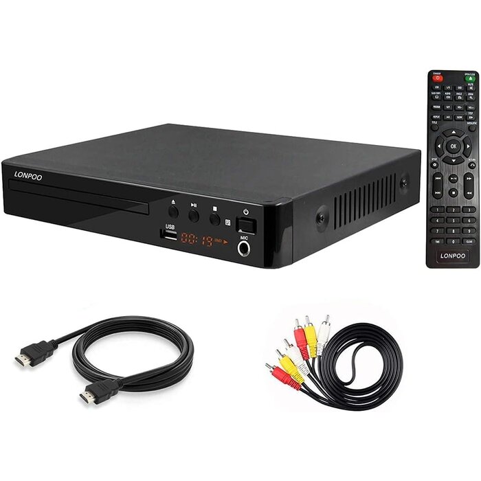 Lecteur DVD Multizone Upscaling 1080p - Noir - Jusqu'à 33% de remise