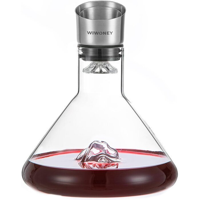 Carafe à vin design montagne - Aérateur 1500 ml - Jusqu'à -33% sur l'outlet