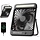 Ventilateur de camping 27 cm avec lampe LED et batterie 20000mAh - Jusqu'à 34%