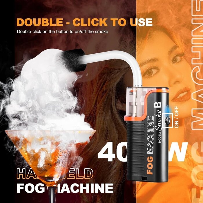 Machine à fumée portable 40W avec télécommande - Jusqu'à -35% de remise