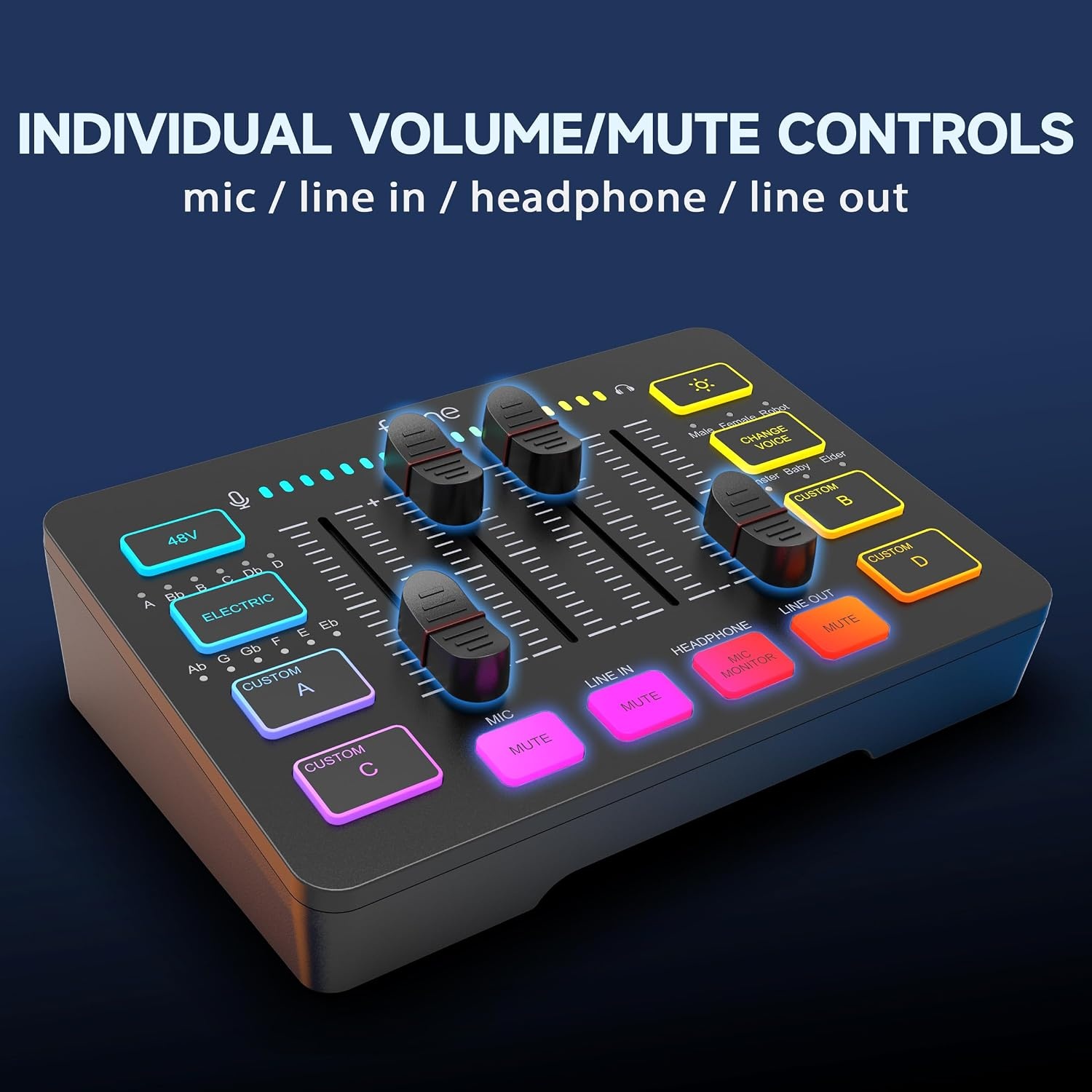 Table de mixage Audio Gaming RGB - Jusqu'à 33% de réduction