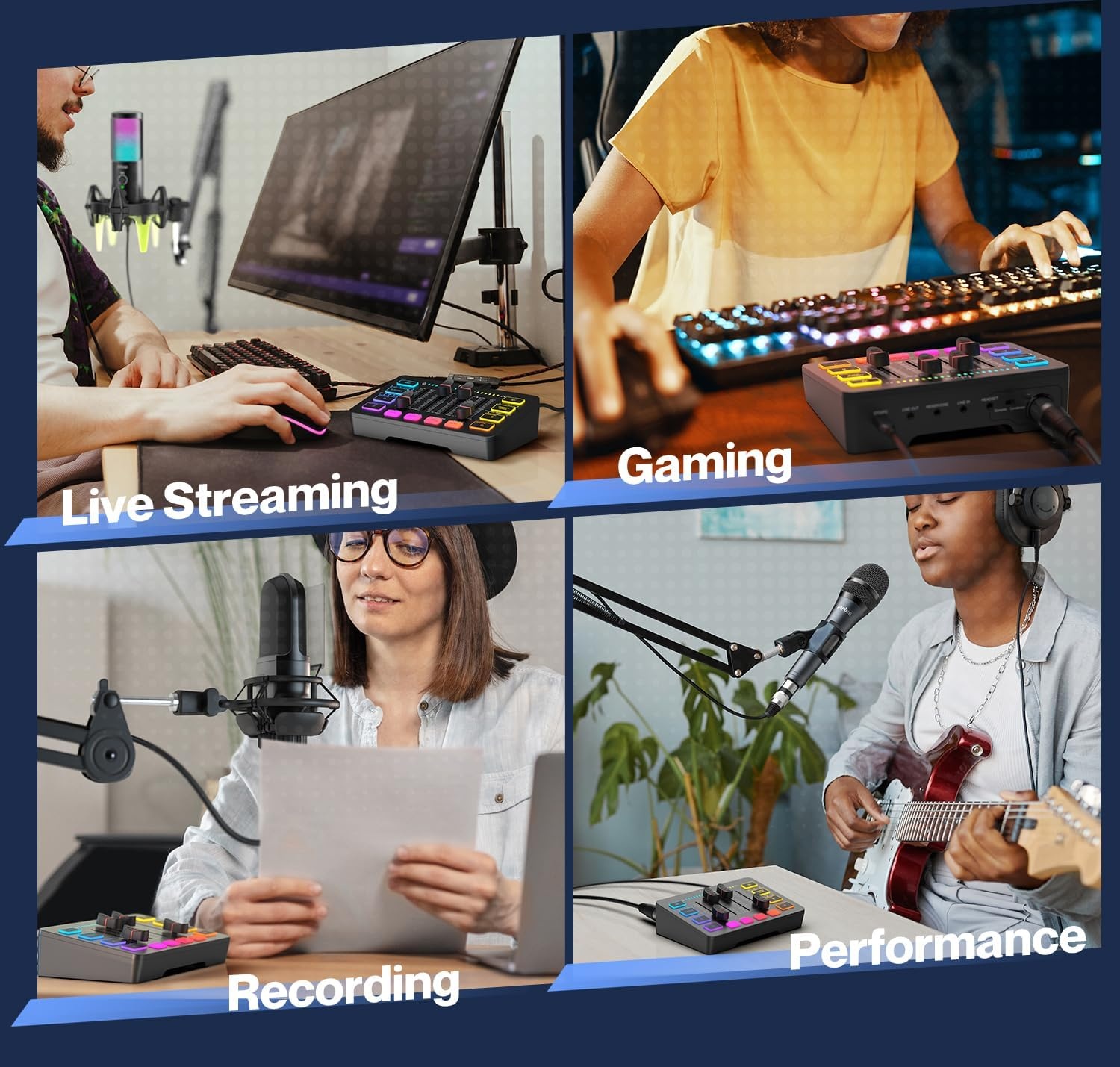 Table de mixage Audio Gaming RGB - Jusqu'à 33% de réduction
