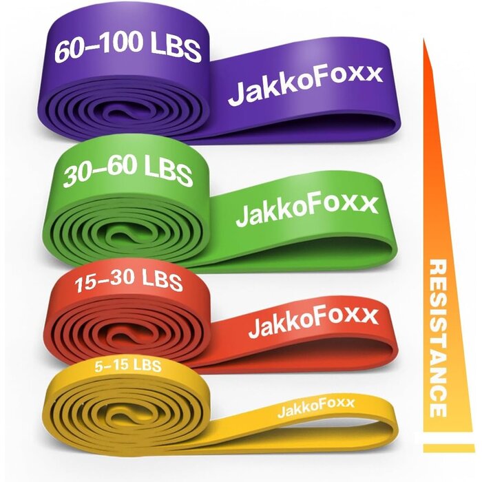 Set de 4 Bandes de Résistance Musculation - Jusqu'à 26% de remise