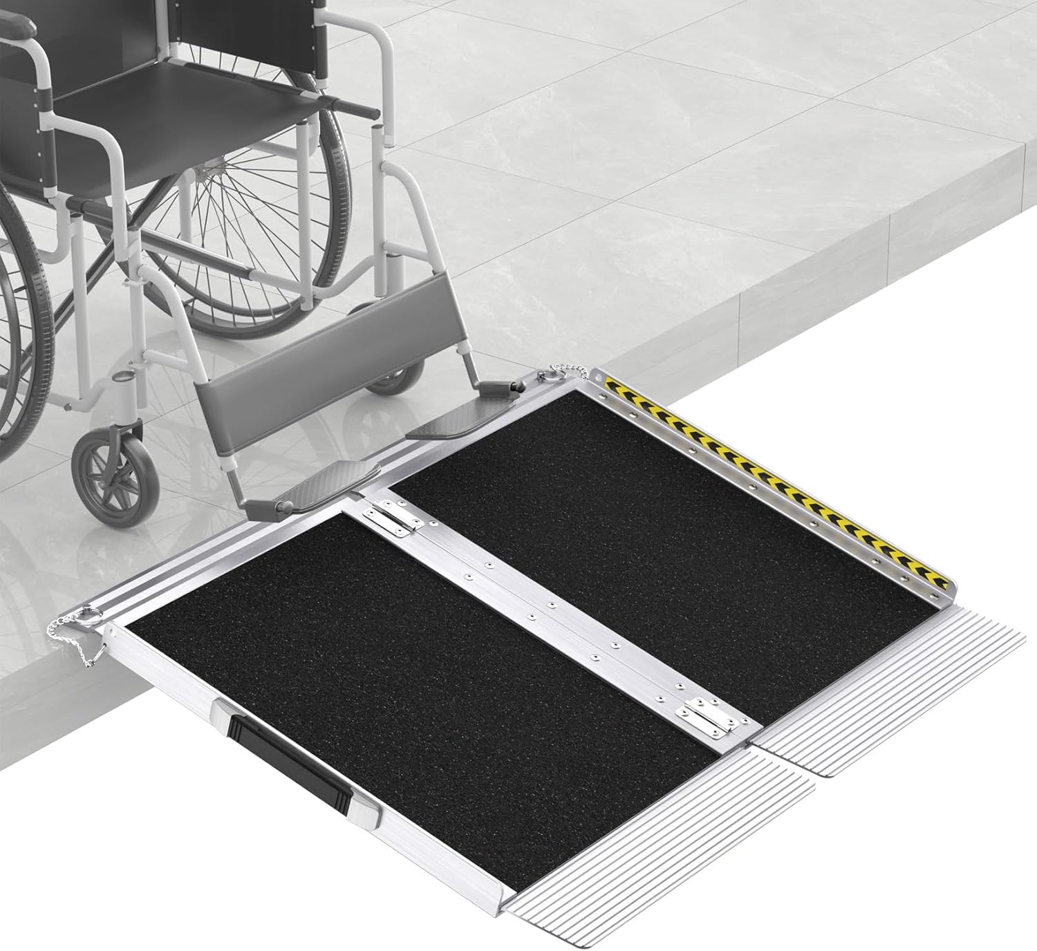 Rampe d'accès pliable 61 cm - Jusqu'à -34% sur votre équipement PMR