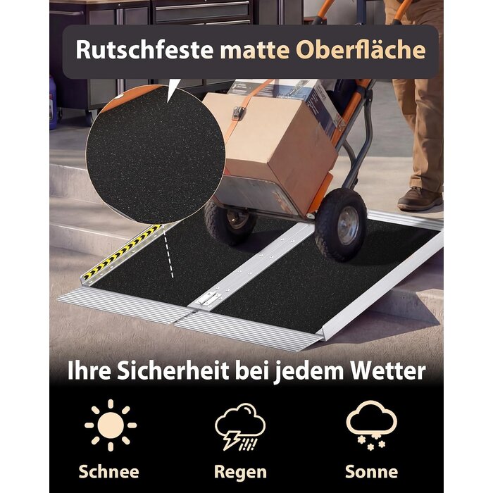 Rampe d'accès pliable 61 cm - Jusqu'à -34% sur votre équipement PMR
